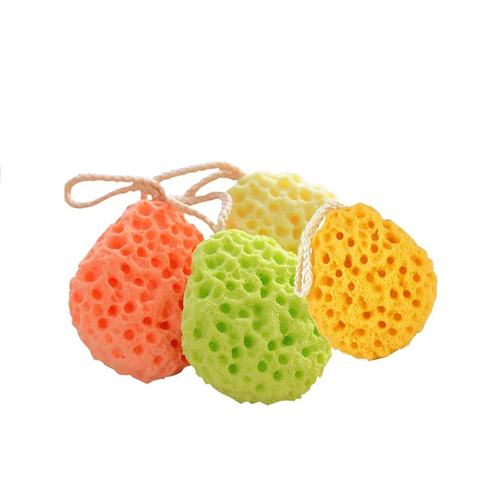 Ręcznik złuszczający Złuszczająca gąbka pod prysznic Loofahs Gąbki pod prysznic Miękka gąbka do ciała dla dorosłych Gąbka do kąpieli dla dzieci Gąbka do szorowania (2/3/4 paczki) Rękawiczki