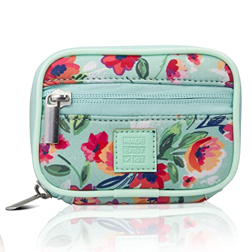 Image of Made Easy Kit Pill Case - Weekly Medicine Organizer with Removable Seven-Day Vitamin & Supplement Box - Premium Neoprene for Travel Purse Accessory (Teal)