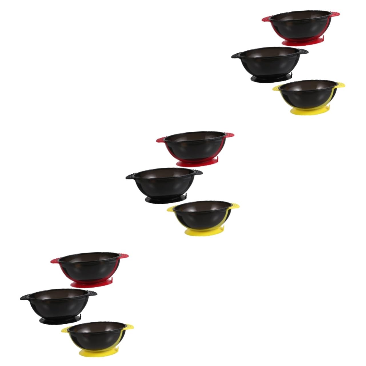 FRCOLOR 3er-sets Haartönungsbecher Färbeschale Bequemer Griff Mini Wiederverwendbar Für Den Einsatz Im Salon Zu Hause Leicht Zu Reinigen 3 Stück X 3