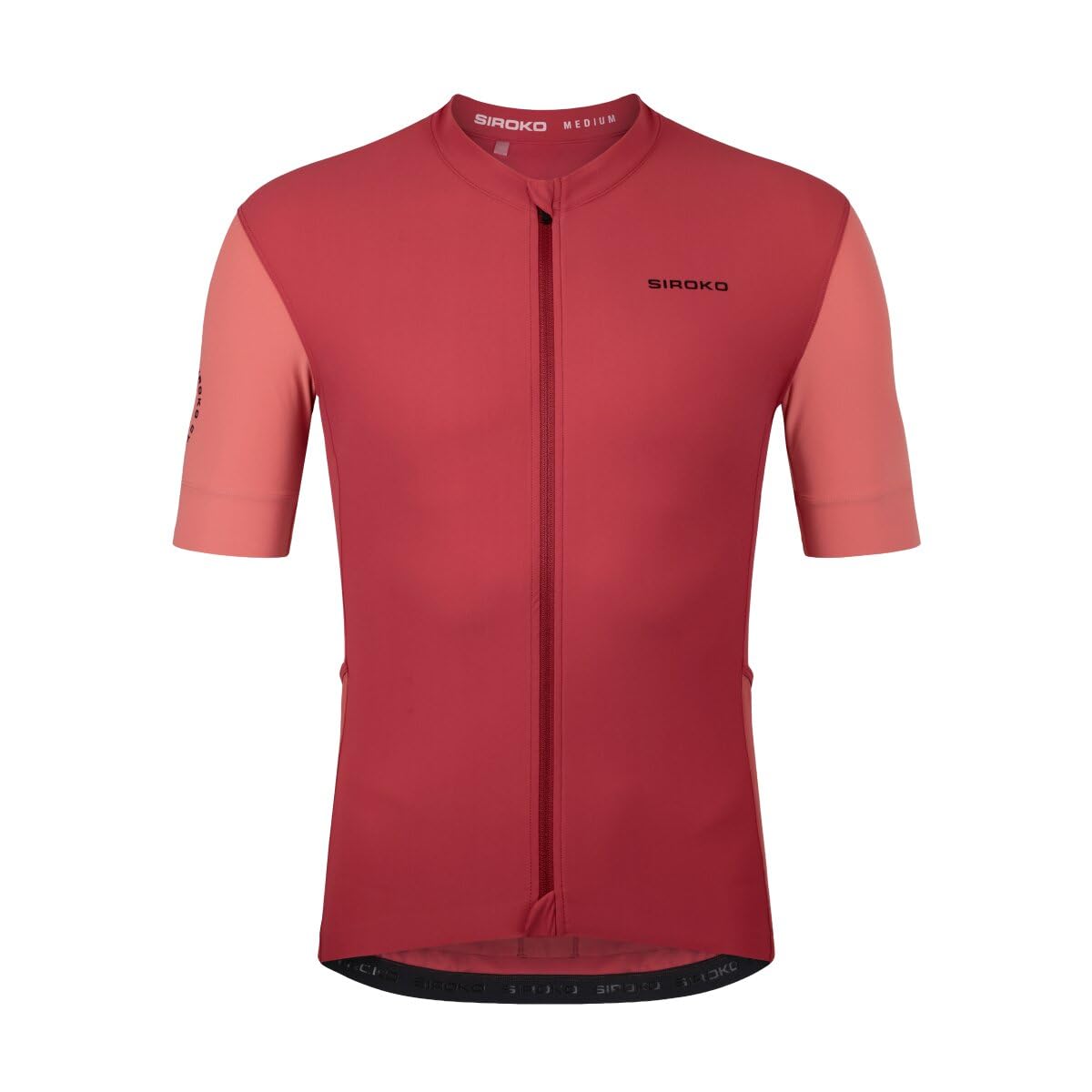 SIROKO Maillot de Gravel Manga Corta Ciclismo GM2 Golden Pedals Red Rojo