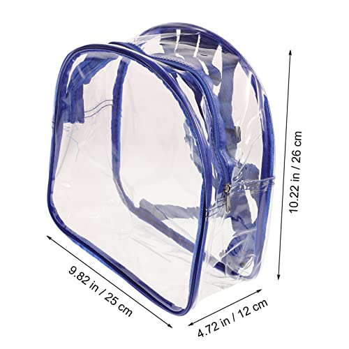 Clear Transparent Backpack for Stadiums and Festivals Heavy Duty Shoulder Bag Lightweight Stylish for Travel and Events2
