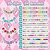 leitait 24 Pack Bracelet Wands,Charm Bracelet Jewelry Making Kit,Arts Crafts for Kids,Unicorn Party Favors Supplies,Goodie Bags Stuffers,Classroom Prizes,Birthday Gifts for Girls Ages 4-8 Years Old #3