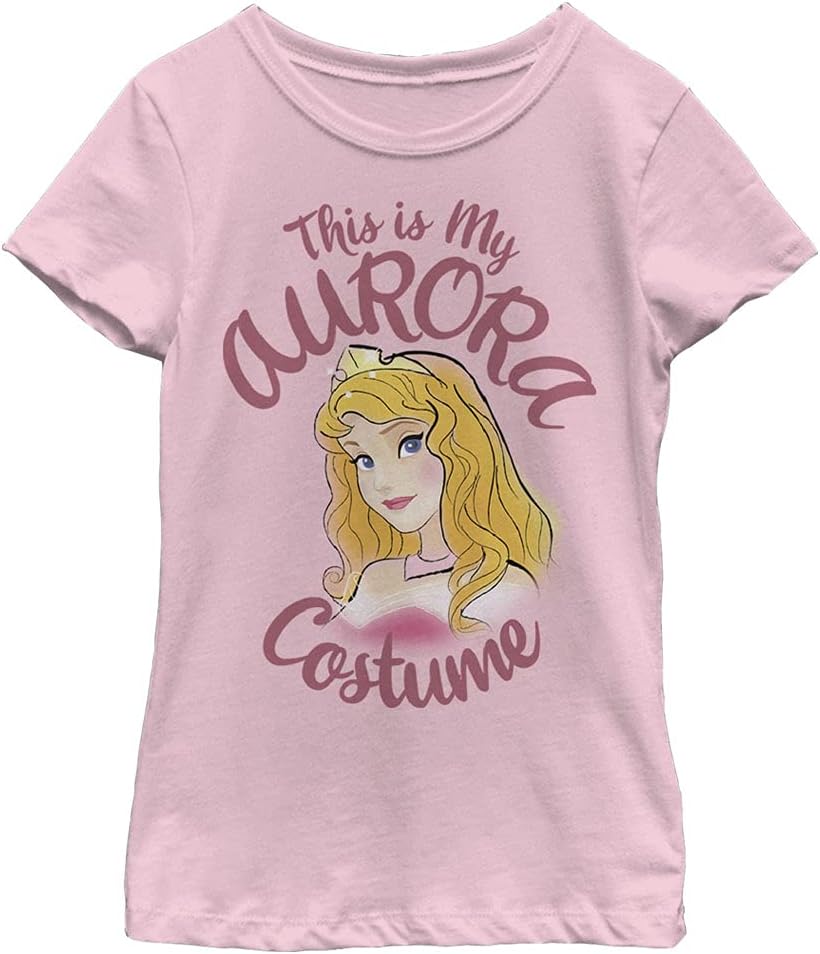 [ディズニー] Tシャツ Disney Princess Aurora Costume Girl's Solid Crew