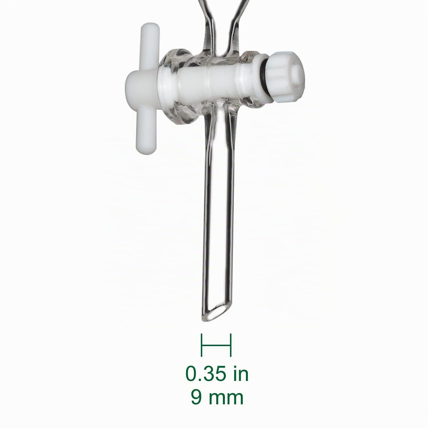 FunChem Embudo de Decantación Cónico 250 ml con Juntas 24/29 y Llave de PTFE, Embudo Separador de Vidrio de Borosilicato Diseño de Pared Gruesa