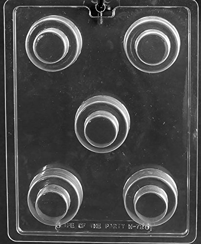 Life of the Party Wedding Cookie Cake Chocolate Mold - W072 - Includes Melting & Chocolate Molding Instructions
