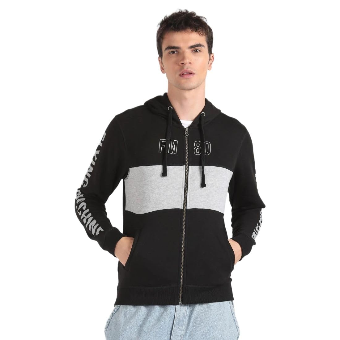 flying machine Men's Regular Fit Sweatshirt| Printed-picture-13