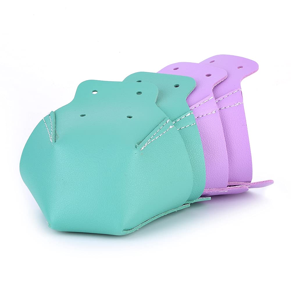 Protezioni Per Puntali Da Skate In Pelle PU - 1 Paio Con 4 Fori Per Pattini A Rotelle - Foto 5