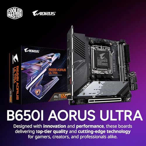 Image of Cooler Master NR2 Pro Mini ITX - AMD RYZEN 7 7800X3D 4.2 GHz (5.0 GHz Turbo) | Gigabyte RTX 5070 12GB & B650I AORUS Ultra | 32GB DDR5 6000MHz | 2TB Gen4 M.2 | WiFi | Windows 11 | 280mm AIO Gaming PC