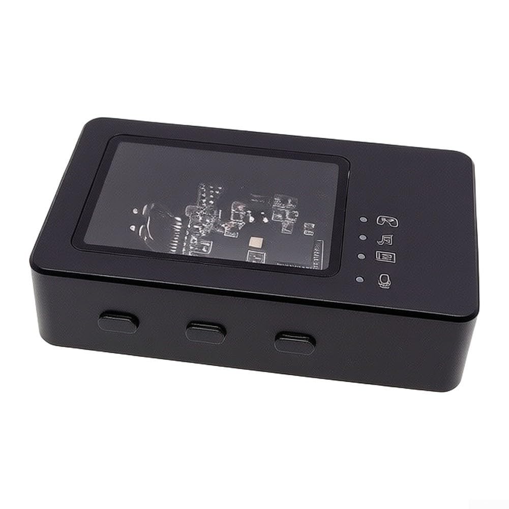 Adaptador de Sonido para usb-c 7.1 para Gaming y PC Adaptador(Black)