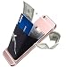 Stick On Wallet Jowtte Self Adhesive Credit Cards Holders for Smartphones - Black