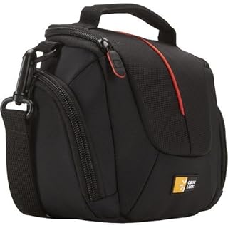 Case Logic DCB305 Compact Camcorder Kit Bag with Interior Dividers and Side Storage Compartments