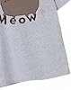Pusheen Girls T-Shirt in Grey | Kids Meow Cat Grey Marl Graphic Tee | Short-Sleeved Internet Cat Top | Comfortable & Stylish Cute Daywear | Merchandise Gift for Children & Teens #5