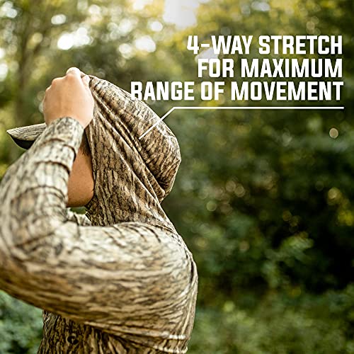 Mossy Oak mens Mens Camo Hoodie Lightweight Hunting Shirts4