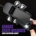 Sporticulture American Football K-State Car Door Lights Logo Shadow Display - Officially Licensed NCAA Car Accessories - Show Your Team Pride - Battery Powered, Universal Fit