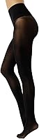CALZITALY Seamless Opaque Tights 50 Den - No Seam Pantyhose, Italian 3D Process, Second Skin Fit, Tummy Control | Black/Blue S-XXL