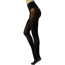 CALZITALY Seamless Tights, High-Waist Pantyhose 50 DEN Made in Italy