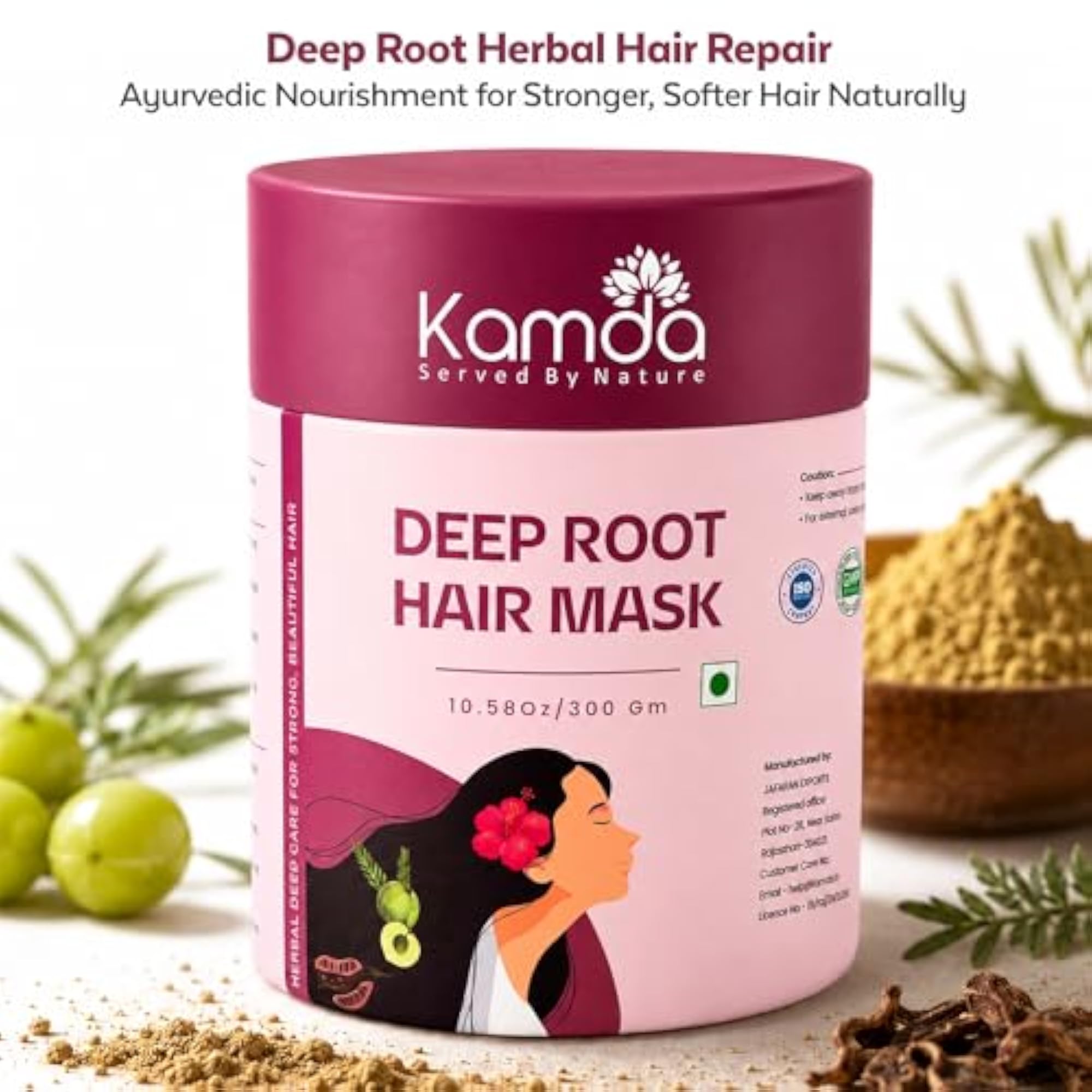 Deep Root Hair Mask Powder, 300g