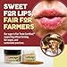 Eco Lips LIP SUGAR SCRUB 4 Pack (4-0.25oz jars) 100% Organic Lip Care Treatment with Organic Sugar & Coconut Oil - Gently Exfoliate & Polish Dry, Flaky Lips (Variety 4-Pack)
