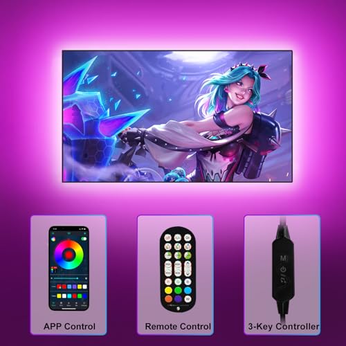 Tira Led RGB para TV 13.1 ft con Control y Música miniatura 4