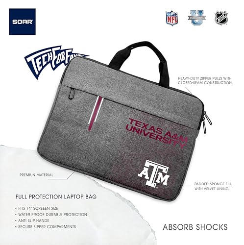 Image of SOAR NCAA Unisex 13 Inch Laptop Sleeve