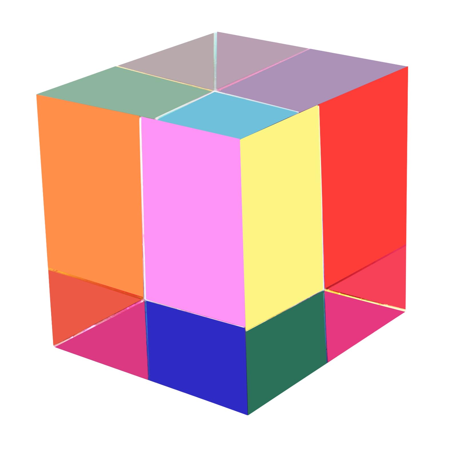 Amazon.com: ZhuoChiMall CMY Color Cube, 2.75 inch (70mm) Mixing