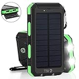 Solar Charger 30000mAh Power Bank Portable Backup Battery Waterproof Panel Charger for...