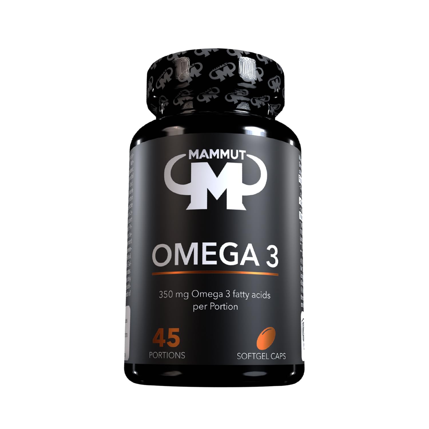 Mammut Nutrition Omega-3 Caps – 90 Kapseln (Fischöl mit EPA und DHA)
