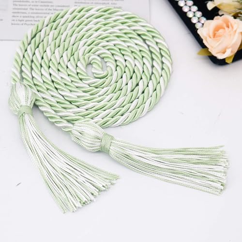 Image of GraduationMall Graduation Honor Cord 68 inch SagegreenWhite