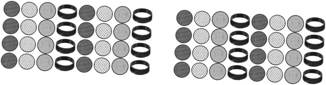 Yardwe 16sets Garden Soil Sifter Fine Mesh Sieve Heavy Duty Soil Sifter for Rocks Weeding