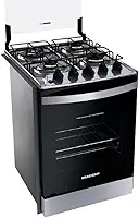 Fogão Brastemp 4 Bocas de embutir Inox com dupla chama e grades individuais - BYO4EBR Bivolt