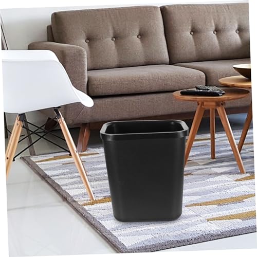 Caneca de basura rectangular de plástico para cocina y oficina miniatura 3