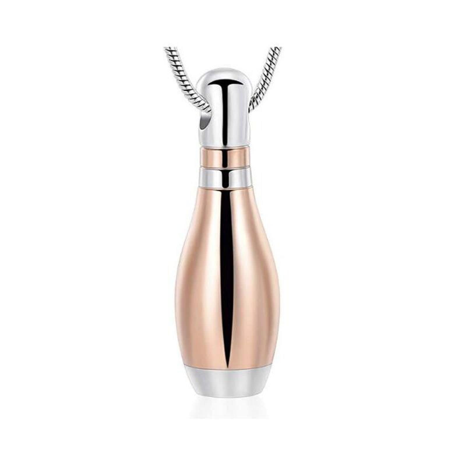 Collier urne bowling étanche en acier pour cendres de crémation