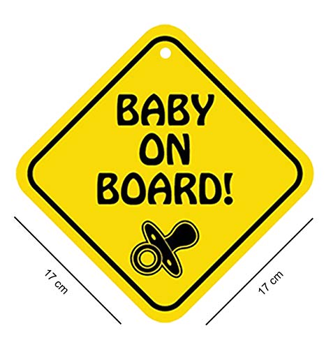 Image of Billy Bum Baby On Board Background Baby Journey Windows Sticker (Nipple)