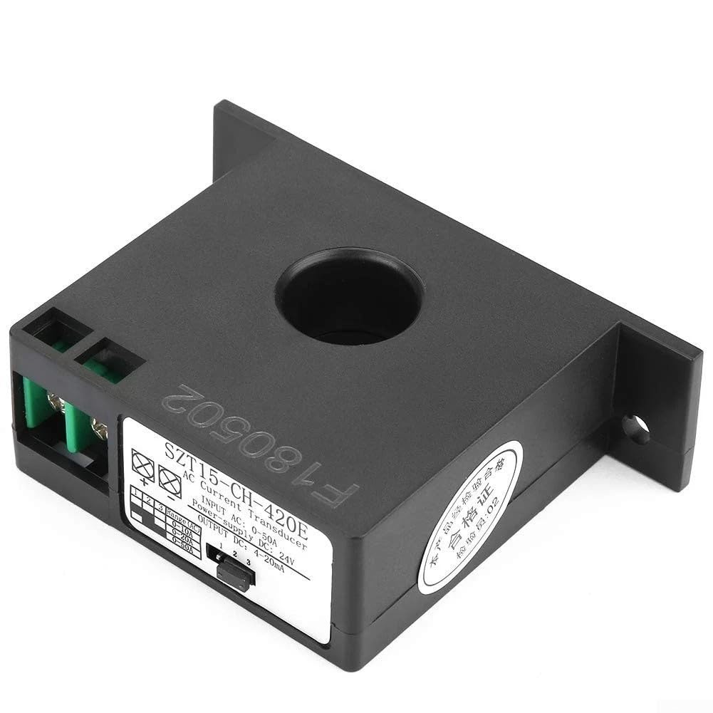 Transductor Corriente AC 50A ABS Autoalimentado Seguro