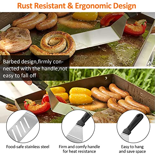 Kit de accesorios para parrilla de 38 piezas acero inoxidable miniatura 2