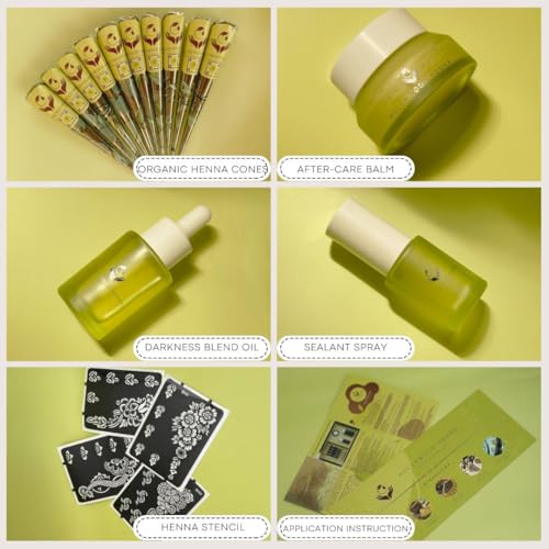 5 Pack Hollywood Henna 100% Natural Henna Paste miniatura 3