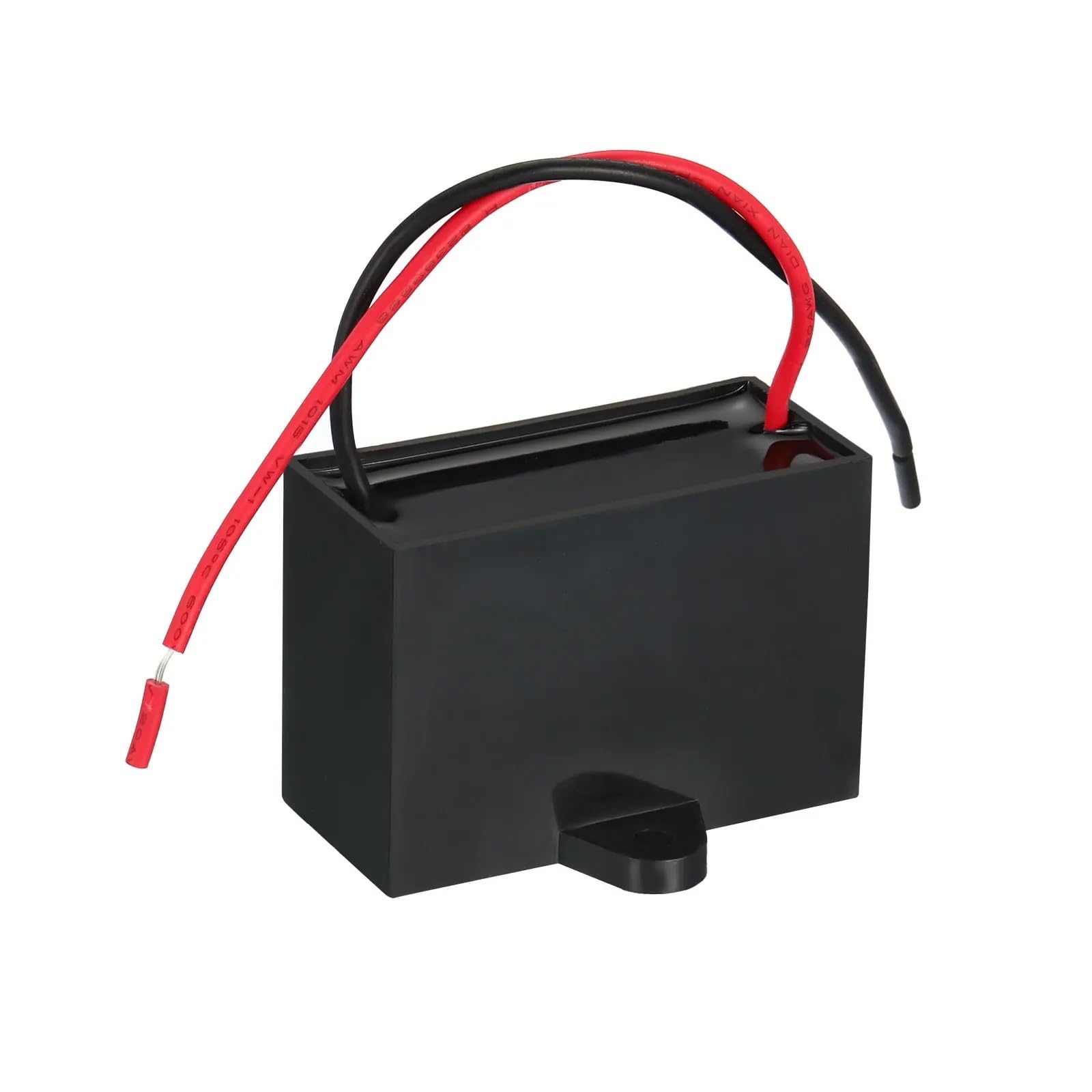 5/10 Uds AC 450V 0,47 uF-10uF CBB61 condensador de ventilador de techo 50/60HZ con 2 cables for condensadores de funcionamiento de estrella del Motor del ventilador del aire acondicionado(5Pcs 5uF)