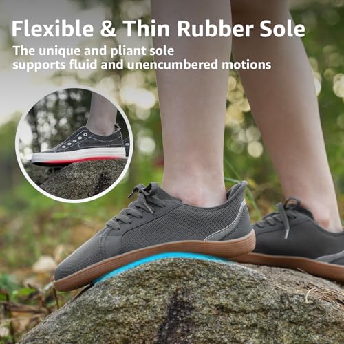 Wide Toe Box Women's Zero Drop Minimalist Walking Shoes for Athletica Crossfit Gym Training
| Barefoot Shoes for Women 