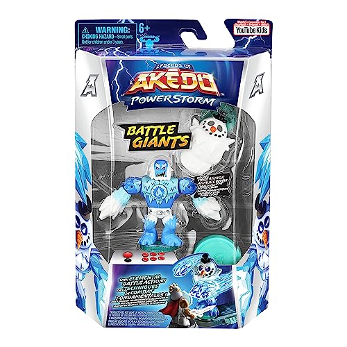 Image of Akedo Legends of Powerstorm | Battle Giant Shatterclaw | Mini Battling Action Figure with Double Strike Armor | Ready, Fight, Split Strike.