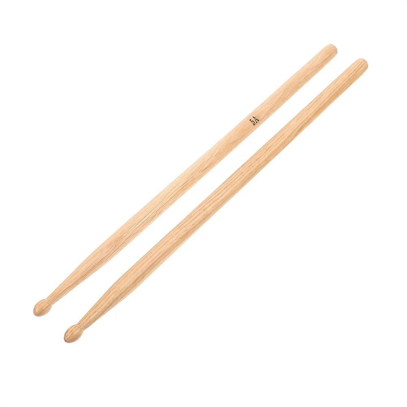 Baquetas para Principiantes Baquetas De Tambor 5A, Baquetas De Escenario De Percusión, Accesorios Prácticos De Madera De Roble