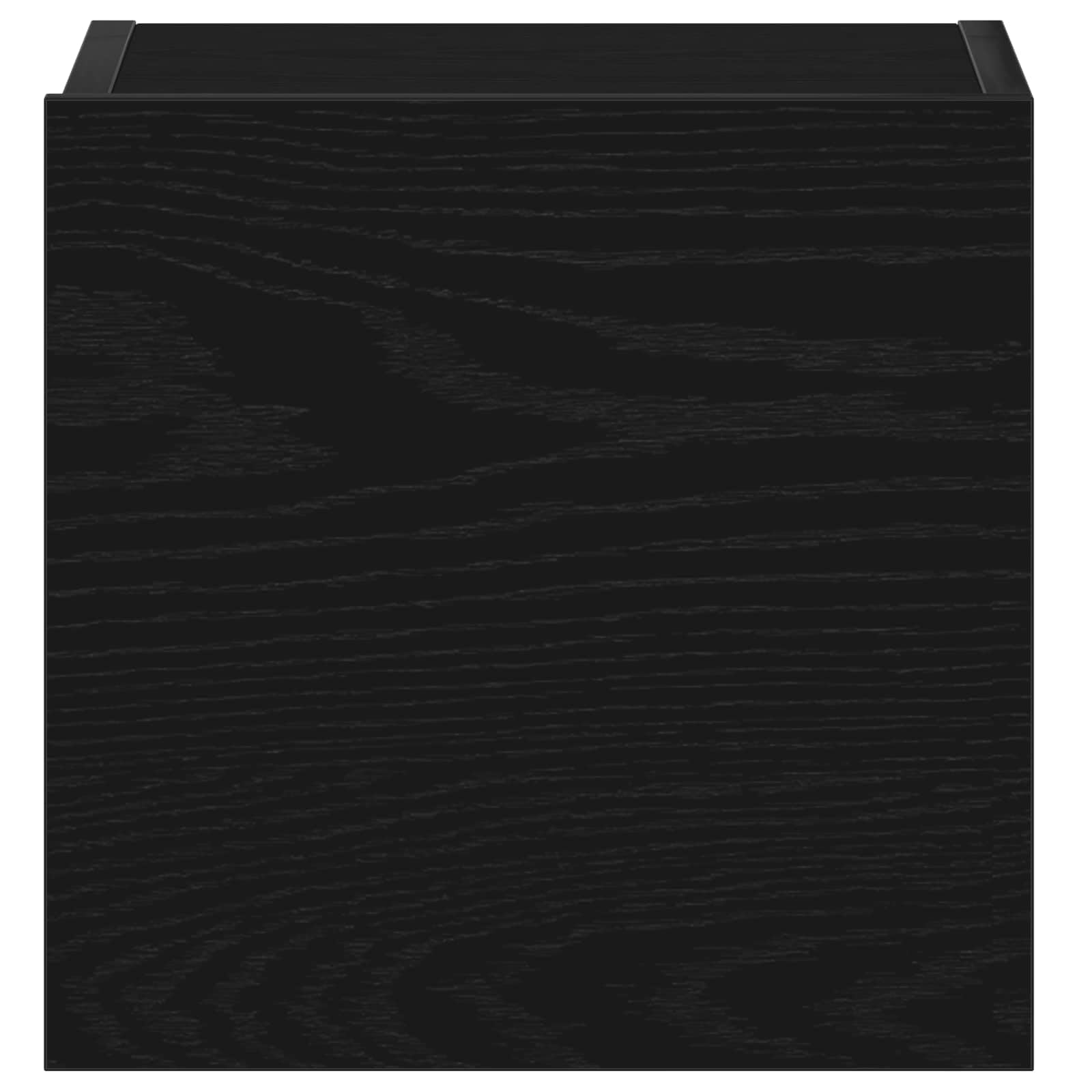 3-częściowy zestaw szafek pod telewizor o wyglądzie czarnego dębu, 130,5 x 30 x 140 cm, montaż ścienny, nowoczesne wzornictwo do salonu, zajmujący mało miejsca regał na media