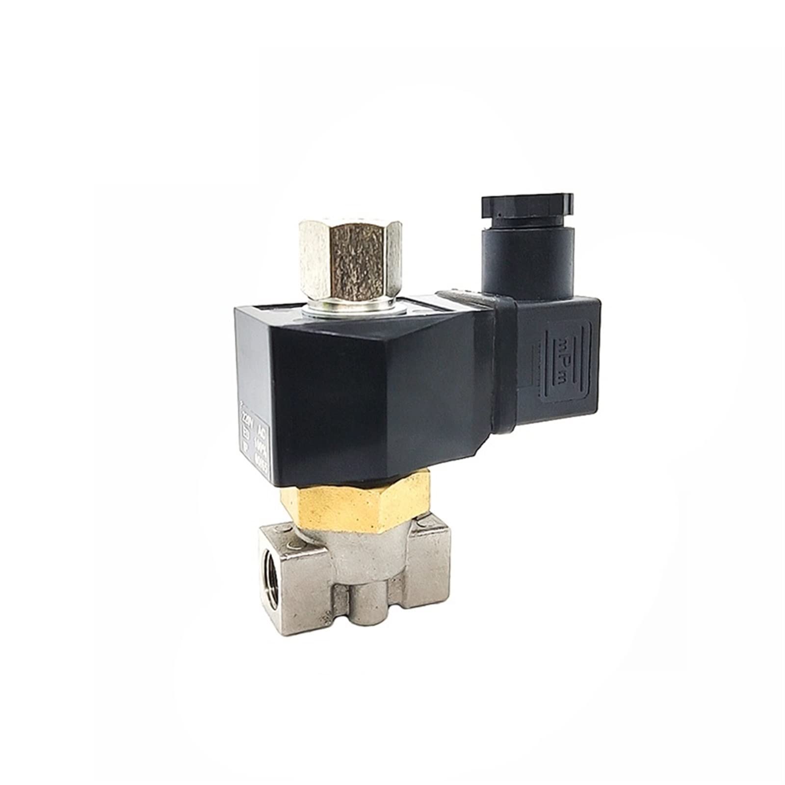 Huuoqiwy 24Vdc 1/4Quot; Normally Open 316 Stainless Steel Solenoid Valve 12V 24V 220V 1Pcs(24Vdc)