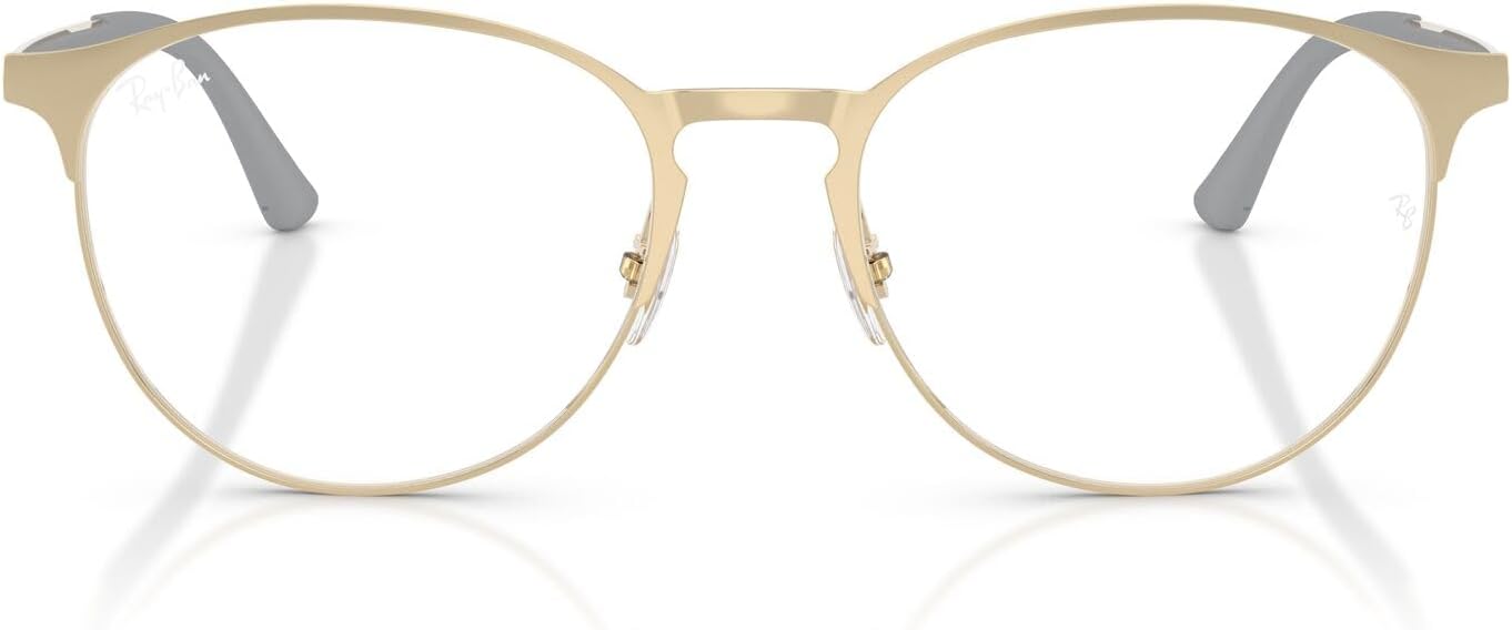 Ray-Ban Unisex Rx6375 Round Prescription Eyeglass Frames