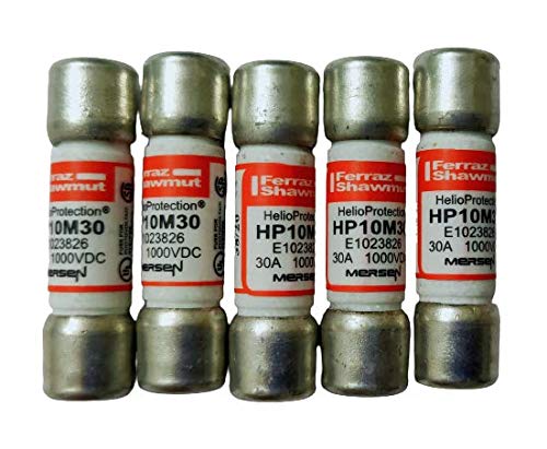 MERSEN DC Fuse 30A 1000V HP10M30 5 Quantity