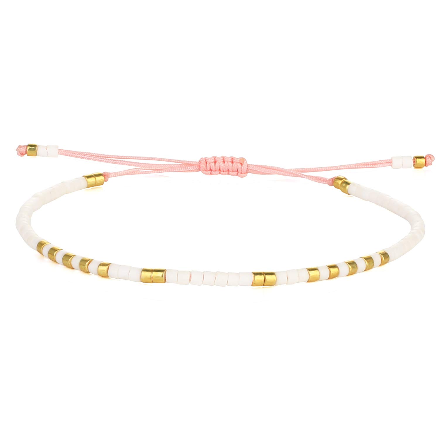 C·QUAN CHI New Leopard Miyuki Beaded Bracelet Friendship Bracelet Colorful Stack Adjustable Bracelet Bangle