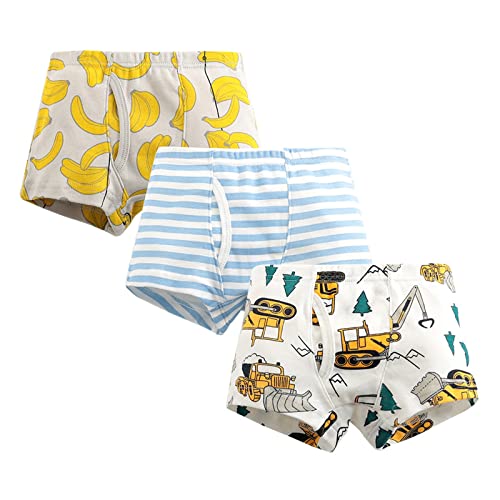 3 Pack Kids Children Baby Boys Underwear Cute Cartoon Print Underwear Shorts Pants Cotton Woman's Boy Shorts