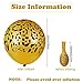 Gejoy 36 Pcs Cheetah Balloons Gold Leopard Print Balloons 12 Inch Spots Latex Leopard Jungle Animal Decorations for Cheetah Zoo Theme Birthday Party Supplies