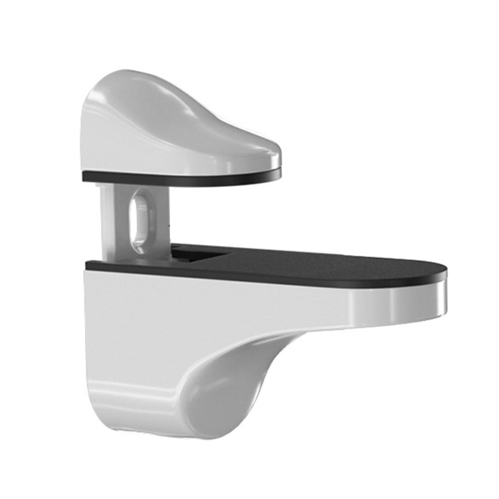 Glass Shelf Brackets Metal Clamp Wall Mounted Glass Multifunction Shelf Mounting Rack for Bathroom Holding Clip