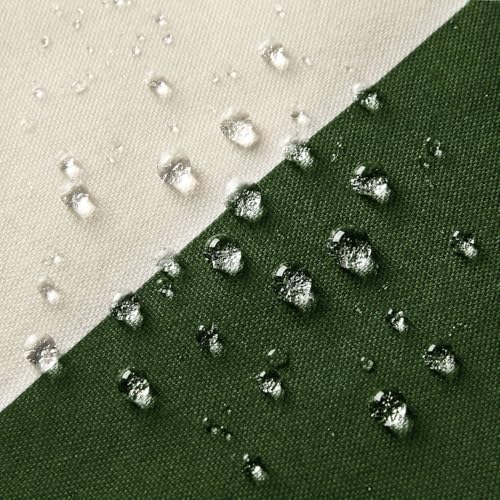 Image of Allorry Outdoor Pillow Covers 16x16 Set of 2 Dark Green Striped Decoration Throw Pillow Covers for Spring Summer Outdoor Waterproof Garden Patio Furniture Sofa Bed Home Decor JB007-M16