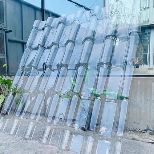 Panneaux de toiture en polycarbonate transparents faciles à découper pour terrasse